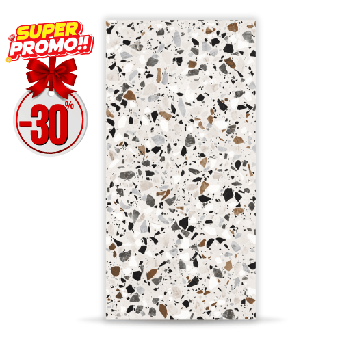 EEMAR-revêtement-Grès-sanitaire-Terrazzo-white-60x120-promo